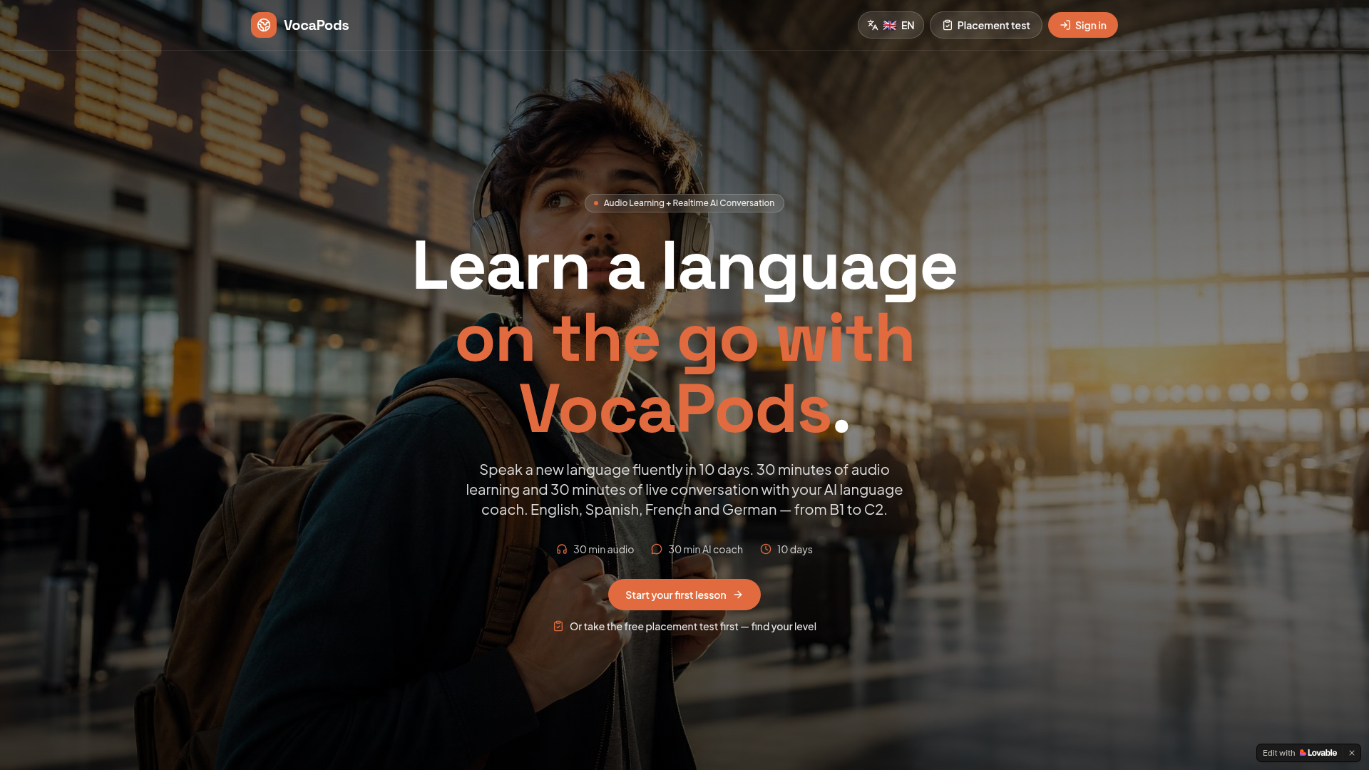 VocaPods platform