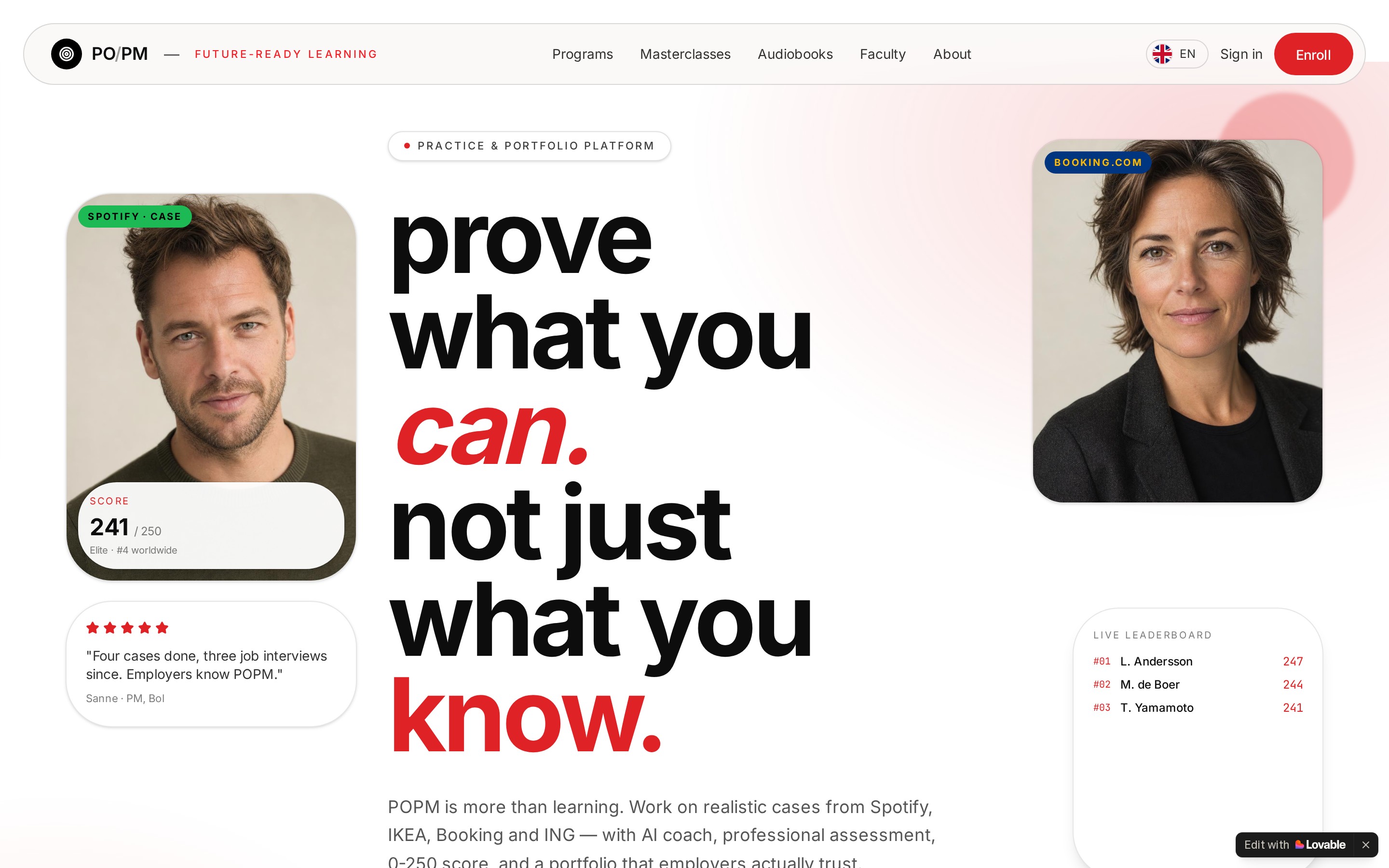 POPM platform